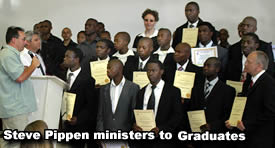Steve ministers to Grads
